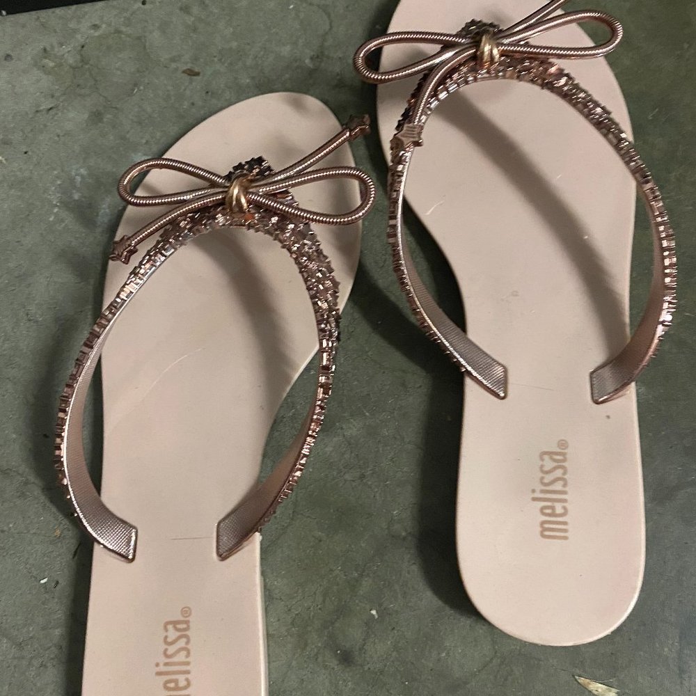 Melissa pink flats